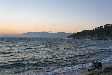 Cap Lardier Blick auf die Bucht von Cavalaire